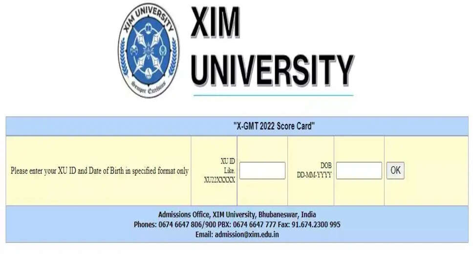 XIM University Extends MBA Application Deadline for Non-XGMT Exams! Apply Till January 22nd
