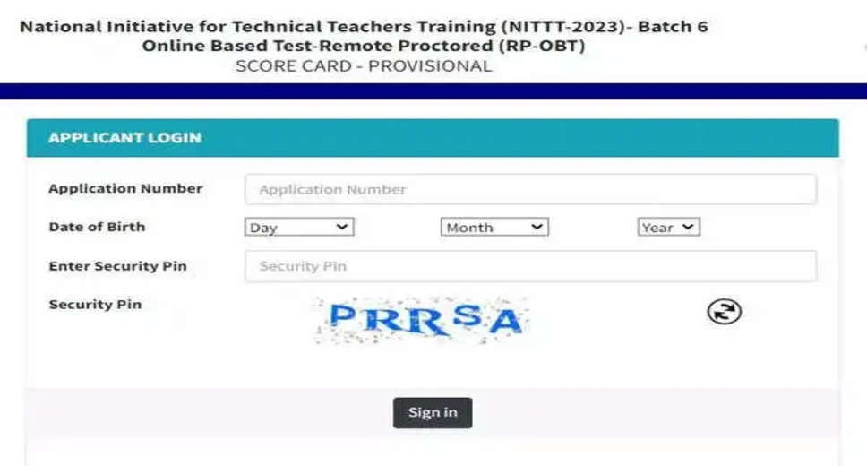 NTA NITTT September 2023 Result declared| Know how to download