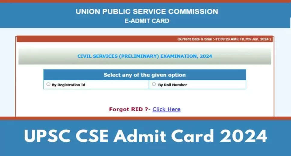 UPSC CSE Mains Admit Card 2024: Direct Download Link Available