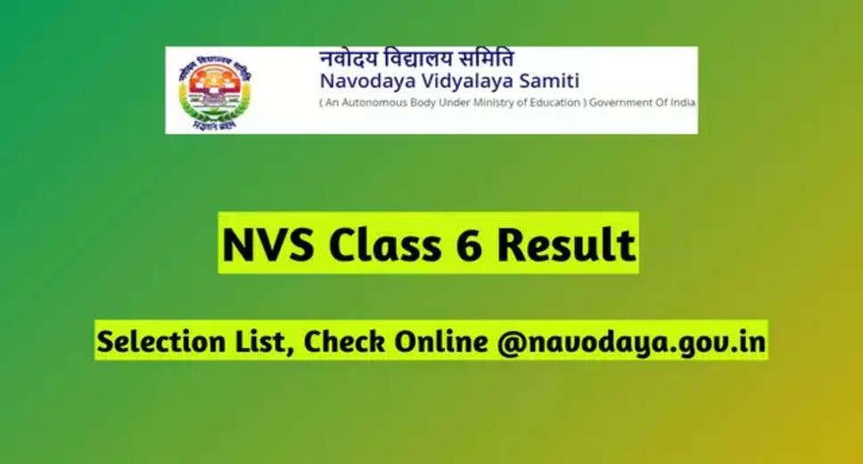 Navodaya Vidyalaya to Declare NVS Class 6, 9 Results 2024 Date and Time Soon: Check Updates