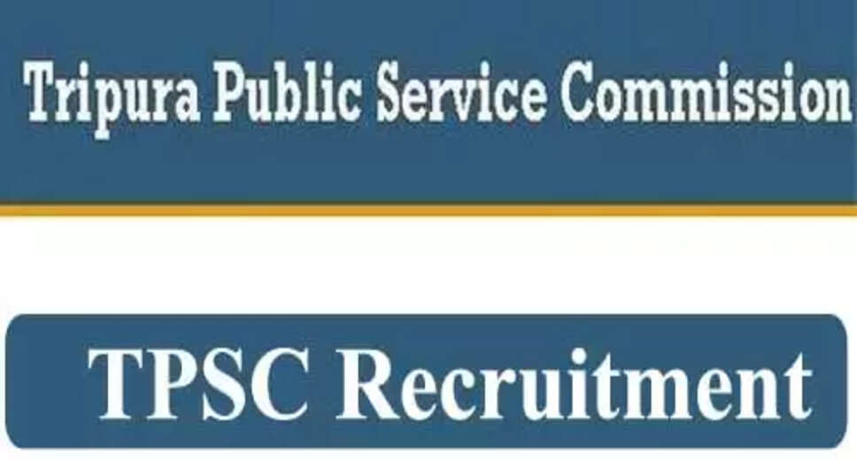 SEO Title: Tripura PSC Recruitment 2023: Apply for 400 Junior Engineer Vacancies Introduction: Tripura Public Service Commission (TPSC) has announced the recruitment of eligible candidates for 400 Junior Engineer vacancies. If you're interested in this opportunity, read on to find complete details about the Tripura PSC Junior Engineer Recruitment 2023, including the last date to apply, salary, age limit, and more. Organization: Tripura PSC Recruitment 2023 Post Name: Junior Engineer Total Vacancy: 400 Posts Salary: Rs.34,700 - Rs.47,600 Per Month Job Location: Agartala Last Date to Apply: 24/08/2023 Official Website: tpsc.tripura.gov.in Similar Jobs: Govt Jobs 2023 Qualification for Tripura PSC Recruitment 2023: The educational qualification for Tripura PSC Recruitment 2023 is an essential criterion for applicants. Candidates applying for the recruitment must have a B.Tech/B.E degree or a Diploma. Interested candidates can find more details about the Tripura PSC Recruitment 2023 on this page. Vacancy Count: Tripura PSC is actively recruiting eligible candidates to fill 400 vacant positions for Junior Engineers. To know more about the vacancies and category-wise distribution, check the official notification. Salary: The selected candidates will receive a competitive pay scale of Rs.34,700 - Rs.47,600 per month. For further details regarding the salary, refer to the official notification provided on the website. Job Location for Tripura PSC Recruitment 2023: The eligible candidates possessing the required qualification are invited by Tripura PSC for Junior Engineer vacancies in Agartala. Candidates can find all the details in the official notification and apply for Tripura PSC Recruitment 2023. Last Date to Apply: To avoid any issues, it is mandatory for applicants to apply before the due date. Applications submitted after the last date will not be accepted. Ensure that you apply earlier to avoid rejection. The last date to apply for Tripura PSC Recruitment 2023 is 24/08/2023. If you meet the given criteria and are eligible, you can apply online/offline. How to Apply for Tripura PSC Recruitment 2023: Step 1: Visit the official website tpsc.tripura.gov.in Step 2: Click on the Tripura PSC Recruitment 2023 notification. Step 3: Read the instructions carefully and proceed further. Step 4: Apply or download the application form as per the information mentioned in the official notification.