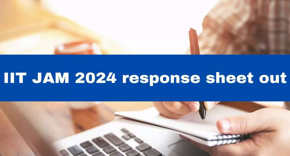 IIT JAM 2024 Response Sheet Released! Download & Check Your Answers Now