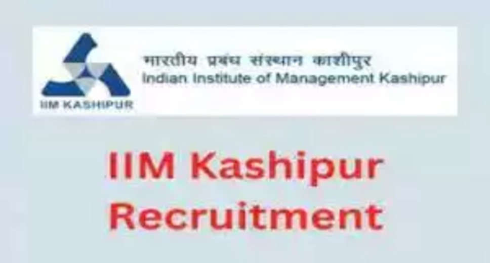 SEO Title: "IIM Kashipur Recruitment 2023: Apply for Academic Associate or Assistant Position"  IIM Kashipur is currently accepting applications for the position of Academic Associate or Assistant through IIM Kashipur Recruitment 2023. If you are interested in working at IIM Kashipur, you can apply online or offline by following the steps provided below. However, it is important to ensure that you meet the eligibility criteria before applying for IIM Kashipur Recruitment 2023. Each position has specific criteria that applicants must fulfill to be considered for selection. In this article, we will discuss the qualifications, skills, attributes, and knowledge required for these positions.  Organization: IIM Kashipur Recruitment 2023  Post Name: Academic Associate or Assistant  Total Vacancy: Various Posts  Salary: Rs.23,000 - Rs.34,000 Per Month  Job Location: Udham Singh Nagar  Last Date to Apply: 12/07/2023  Official Website: iimkashipur.ac.in  Similar Jobs: Govt Jobs 2023  Qualification for IIM Kashipur Recruitment 2023:  The most crucial factor for any job is the qualification. Only candidates who meet the eligibility criteria can apply for the position. IIM Kashipur is hiring candidates with Any Post Graduate or M.Phil/Ph.D qualifications. Further information regarding the qualifications is available on the official website of IIM Kashipur. You can find the official IIM Kashipur Recruitment 2023 notification PDF link here.  IIM Kashipur Recruitment 2023 Vacancy Count:  IIM Kashipur is offering opportunities for candidates to apply for the Academic Associate or Assistant position. The total vacancy count for IIM Kashipur Recruitment 2023 is various.  IIM Kashipur Recruitment 2023 Salary:  The salary for IIM Kashipur Recruitment 2023 is set at Rs.23,000 - Rs.34,000 Per Month. The exact pay range for the Academic Associate or Assistant position will be communicated to the candidates once they are selected.  Job Location for IIM Kashipur Recruitment 2023:  The job location for IIM Kashipur Recruitment 2023 is Udham Singh Nagar. For more details about the recruitment process, continue reading this article.  IIM Kashipur Recruitment 2023 Apply Online Last Date:  The last date to apply for IIM Kashipur Recruitment 2023 is 12/07/2023. Follow the application process below to apply:  Steps to Apply for IIM Kashipur Recruitment 2023:  To apply for IIM Kashipur Recruitment 2023, candidates must complete the following steps before 12/07/2023:  Step 1: Visit the official website of IIM Kashipur: iimkashipur.ac.in  Step 2: Search for the IIM Kashipur Recruitment 2023 notification.  Step 3: Read all the details provided in the notification and proceed further.  Step 4: Check the mode of application and apply for the IIM Kashipur Recruitment 2023.