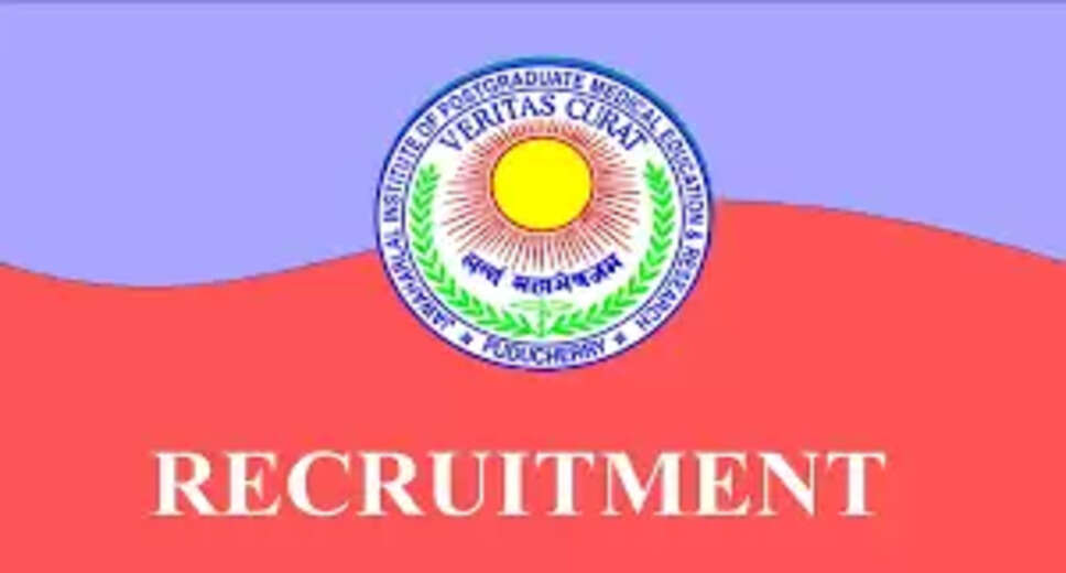 JIPMER Recruitment 2023: A great opportunity has emerged to get a job (Sarkari Naukri) in Jawaharlal Institute of Postgraduate Medical Education and Research (JIPMER). JIPMER has sought applications to fill the posts of Project Technical Officer (JIPMER Recruitment 2023). Interested and eligible candidates who want to apply for these vacant posts (JIPMER Recruitment 2023), they can apply by visiting JIPMER's official website jipmer.edu.in. The last date to apply for these posts (JIPMER Recruitment 2023) is 15 February 2023. Apart from this, candidates can also apply for these posts (JIPMER Recruitment 2023) by directly clicking on this official link jipmer.edu.in. If you want more detailed information related to this recruitment, then you can see and download the official notification (JIPMER Recruitment 2023) through this link JIPMER Recruitment 2023 Notification PDF. A total of 1 post will be filled under this recruitment (JIPMER Recruitment 2023) process. Important Dates for JIPMER Recruitment 2023 Starting date of online application - Last date for online application - 15 February 2023 JIPMER Recruitment 2023 Posts Recruitment Location Puducherry Details of posts for JIPMER Recruitment 2023 Total No. of Posts- Project Technical Officer – 1 Post Eligibility Criteria for JIPMER Recruitment 2023 Project Technical Officer: Bachelor's Degree in Medical Lab Technology from a recognized Institute with experience Age Limit for JIPMER Recruitment 2023 Project Technical Officer – The age limit of the candidates will be 30 years. Salary for JIPMER Recruitment 2023 Project Technical Officer: 32000/- Selection Process for JIPMER Recruitment 2023 Project Technical Officer: Will be done on the basis of interview. How to apply for JIPMER Recruitment 2023 Interested and eligible candidates can apply through JIPMER official website (jipmer.edu.in) by 15 February 2023. For detailed information in this regard, refer to the official notification given above. If you want to get a government job, then apply for this recruitment before the last date and fulfill your dream of getting a government job. You can visit naukrinama.com for more such latest government jobs information.