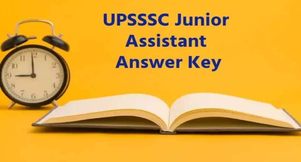 UPSSSC Junior Assistant Mains 2022: Answer Key Released, Check Objections and Updates