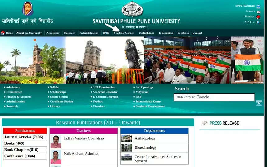 Savitribai Phule Pune University Admissions 2024 Last Date To Apply ...