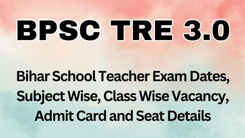 BPSC School Teacher Exam 2024: New Re-Exam Date Announced
