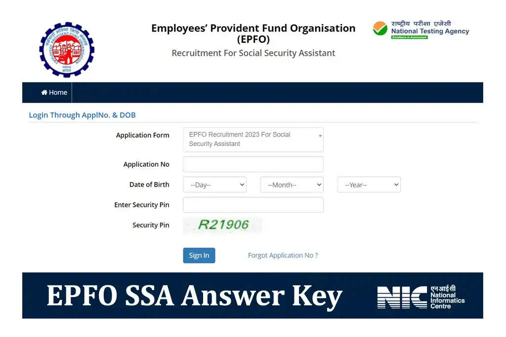 EPFO Social Security Assistant Answer Key 2023 Released: Final Answer Key Now Available