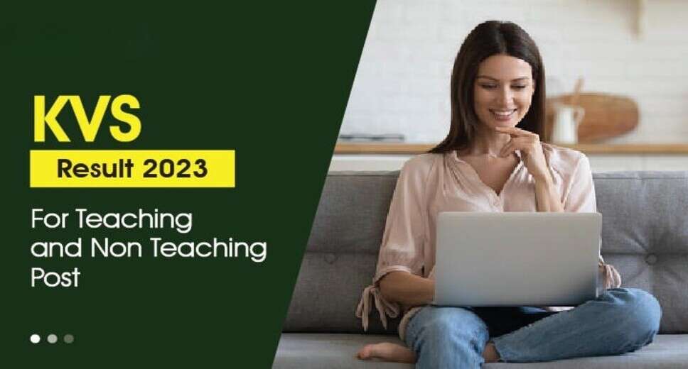 KVS Vice Principal 2022 CBT Result Released: Everything You Need to Know