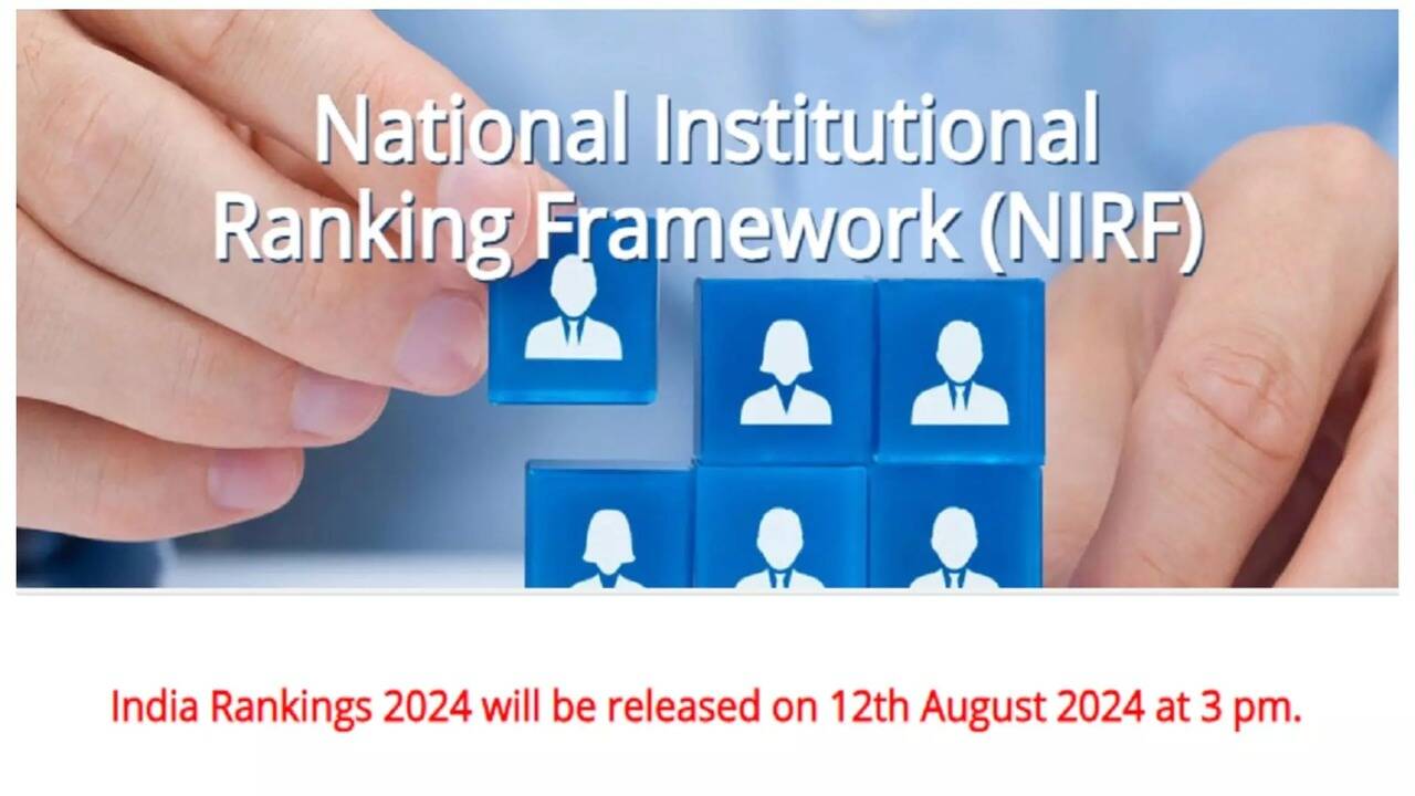 NIRF 2024 Rankings to be Revealed Today by Ministry of Education at 3 PM