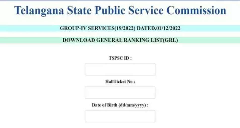 Telangana TSPSC Group 4 Result 2023 Announced: Check Marks and Merit List Now!