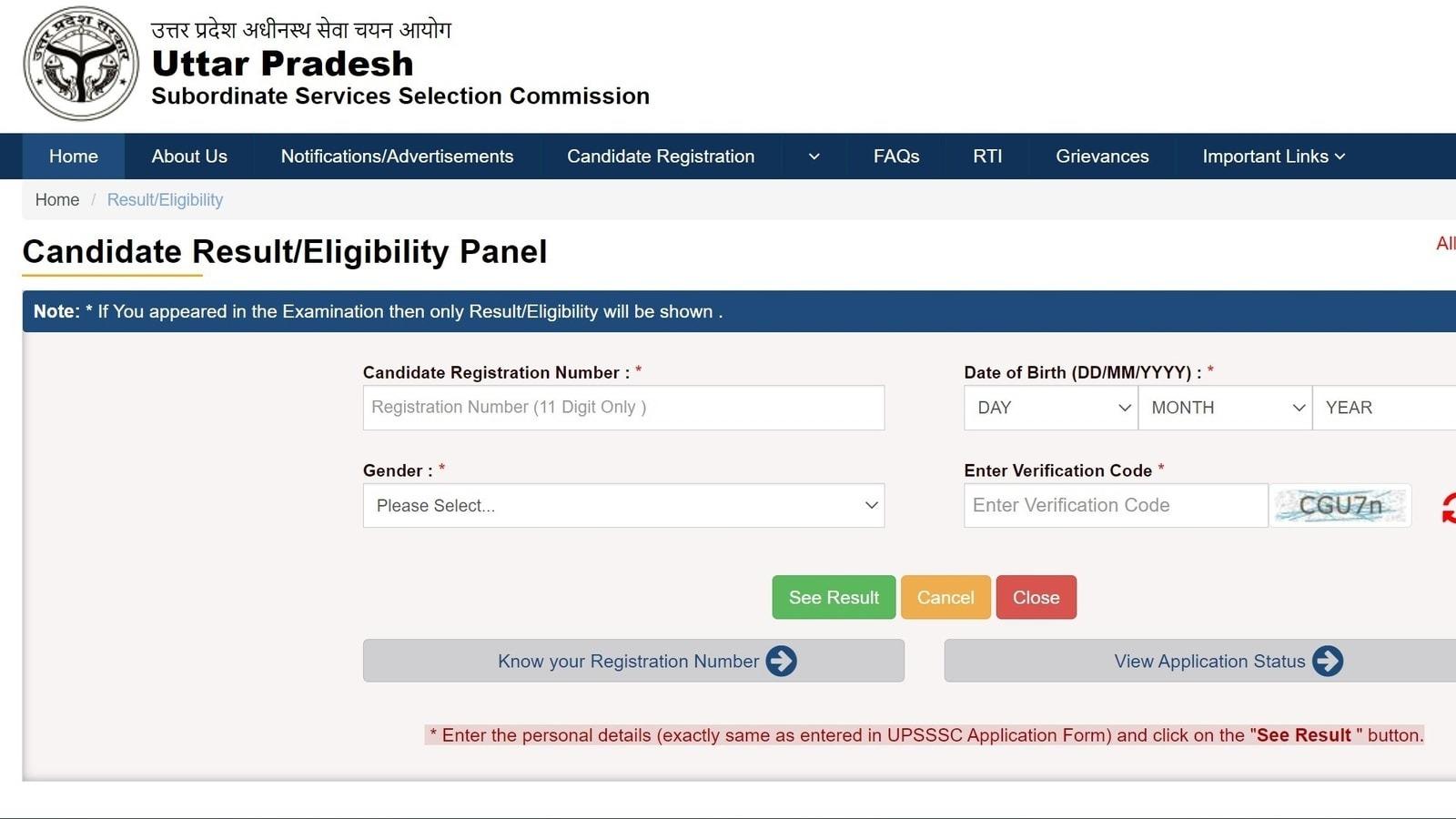 The Uttar Pradesh Subordinate Services Selection Commission (UPSSSC) has announced the UPSSSC Lekhpal Result 2023, marking the declaration of the scores for the recent examination. Candidates who appeared for the exam can now access their scorecards on the official UPSSSC website at upsssc.gov.in.   UPSSSC Lekhpal Result 2023: Accessing Your Scorecard To view and download your UPSSSC Lekhpal 2023 Result, follow these simple steps:  Step 1: Visit UPSSSC's Official Website Head to upsssc.gov.in, the official website of UPSSSC.  Step 2: Locate the Result Tab Click on the result tab available on the commission’s homepage.  Step 3: Click on the Result Link Select the “Click here to view results” link that appears.  Step 4: Choose the Relevant Exam Link Click on the “Click here to View Rajasva Lekhpal Mains Examination (PET- 2021)/02” link.  Step 5: Enter Your Credentials Provide your login details such as Registration Number and Date of Birth.  Step 6: Access Your Result The UPSSSC Lekhpal 2023 Result will be displayed on the screen.  Step 7: Download and Save Download the result and consider printing a copy for future reference.  Exam Details and Vacancies A total of 7897 candidates have successfully cleared the examination out of the earlier notified 8085 vacancies. The vacancies were distributed among various categories as follows:  Category	Vacancies Unreserved	3271 OBC	2174 SC	1690 EWS	798 ST	152 Checking Your Result Details Once you’ve downloaded your UPSSSC Lekhpal 2023 Result, ensure to verify all the details mentioned in the scorecard, including your personal information, examination details, marks, and percentage achieved. Should there be any discrepancies, it is vital to report them promptly to the authorities for necessary rectification.  UPSSSC Lekhpal Result 2023: Cut-off Criteria The cut-off percentages for different categories are as follows:  Unreserved (General, EWS, and OBC): 75.75% SC Category: 73.75% ST Category: 66.50% The written examination comprised sections covering General Hindi, Mathematics, General Knowledge, and Village Society and Development, each carrying 25 marks. Remember, there is a penalty of one-fourth of a mark for each incorrect answer.
