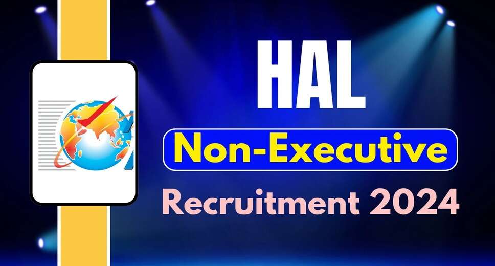 HAL Non-Executive Recruitment 2024: 166 Vacancies Available – Submit Your Application Online