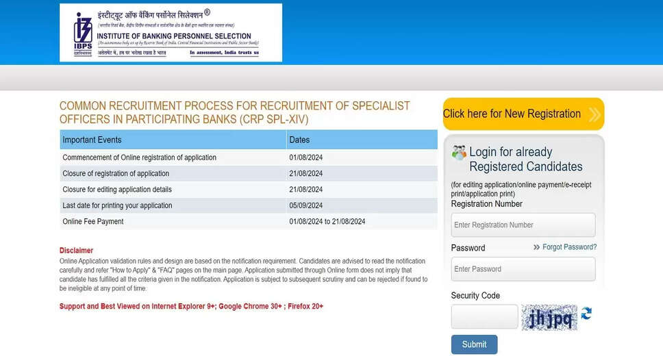 IBPS SO 2024: Extended Deadline for Online Application – Apply Now