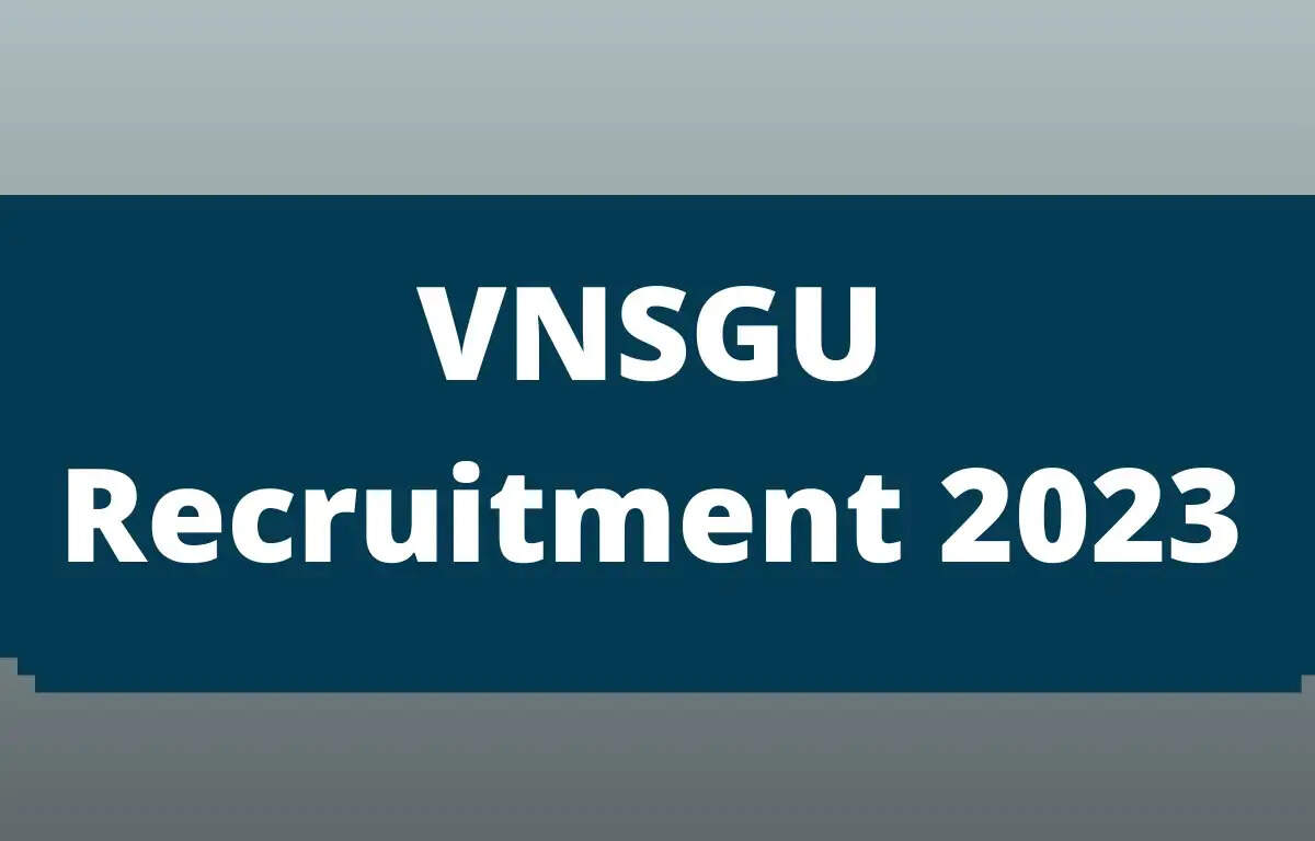 Veer Narmad South Gujarat University (VNSGU) Recruitment 2024: Apply for Various Faculty and Non-Faculty Posts