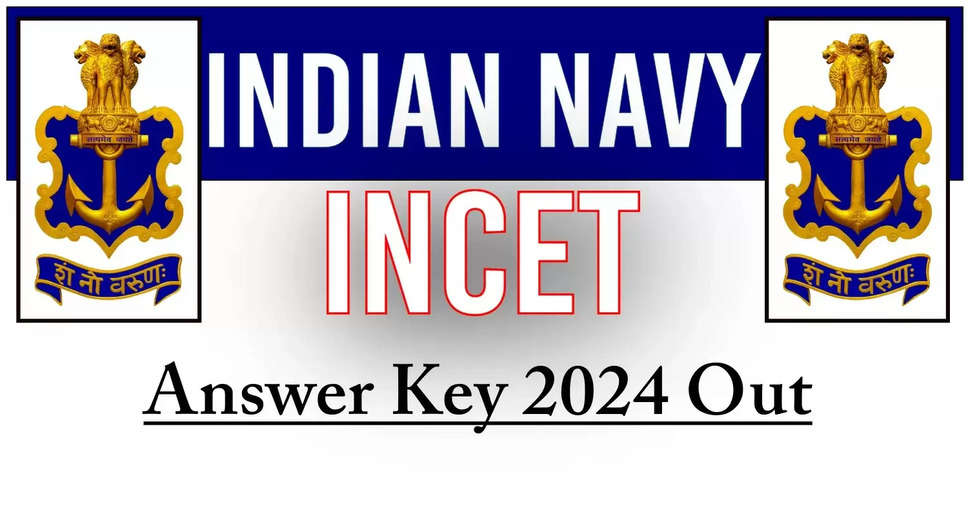 Indian Navy INCET-01/2023 Answer Key 2024: Check Answer Key and Submit Objections