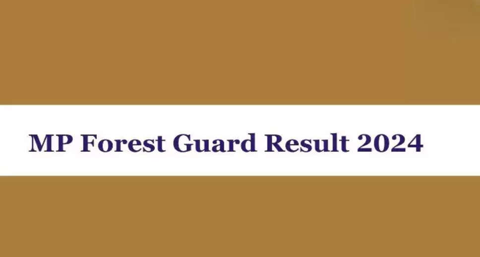 Check MP Forest Guard Result 2024 Now Available at esb.mp.gov.in
