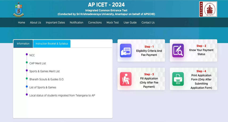 AP ICET 2024 Counselling Starts: Register Online and Follow Application Steps @icet-sche.aptonline.in