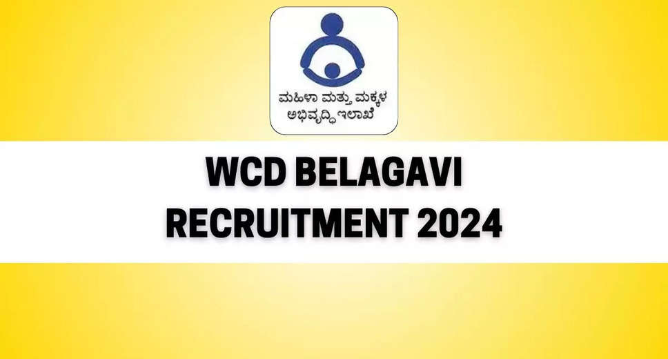 Anganwadi Worker and Helper Jobs 2024 in Belagavi – 313 Positions Available