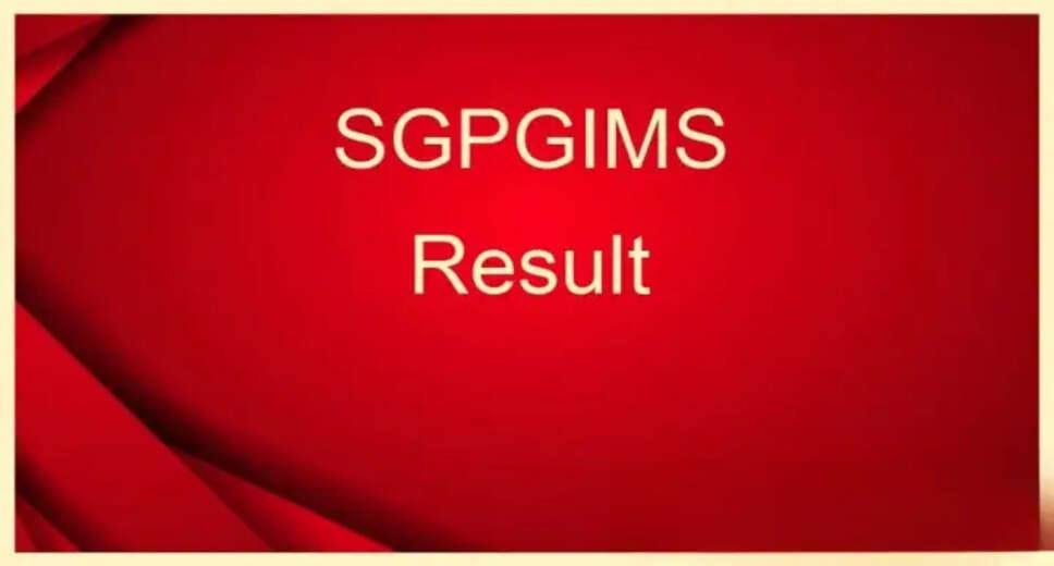 SGPGIMS Junior Engineer (Civil) Recruitment 2023: Written Marks Released! Check Now!