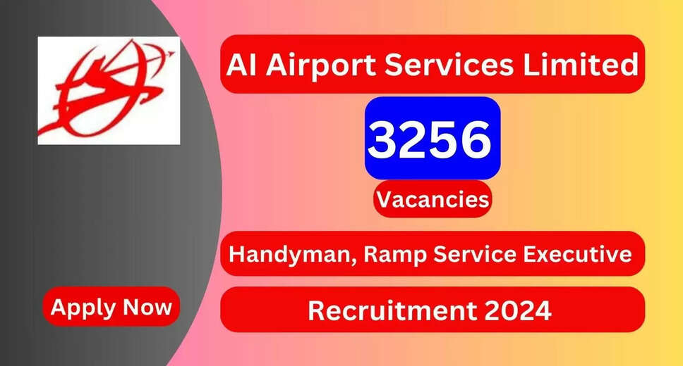 AIASL Recruitment 2024: Walk-In for 3256 Handyman, Service Executive & Other Posts