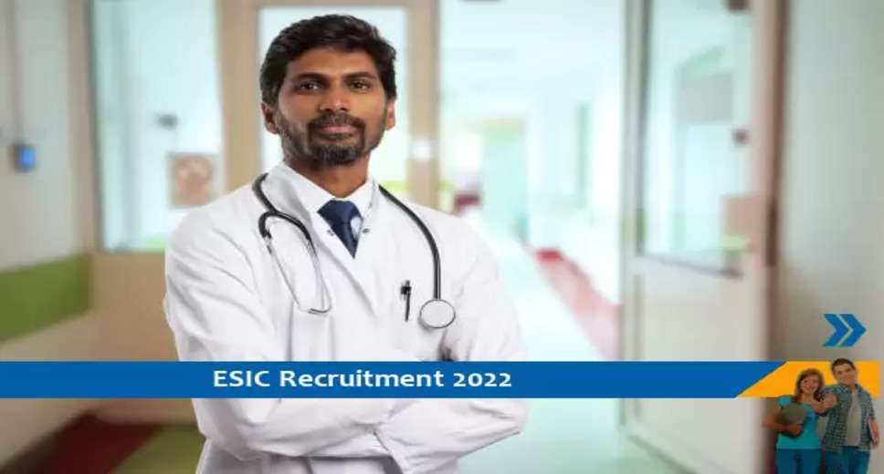 Jaipur Sarkari Naukri 2022 - ESIC Hiring Medical Candidates on 38 Posts, APPLY NOW