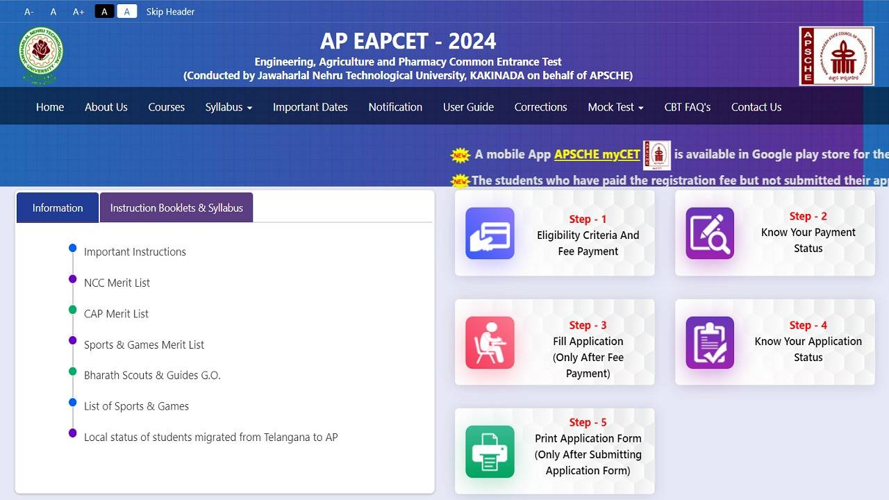 AP EAPCET 2024 Exam Date Changed to May 23; Important Details Here