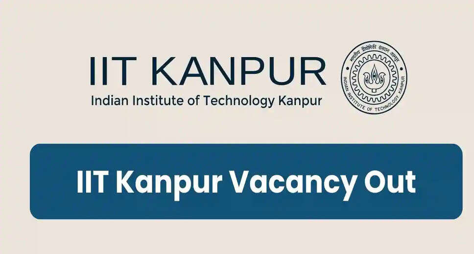 IIT Kanpur Recruitment 2023: Apply for Research Associate I Vacancies IIT Kanpur is inviting eligible candidates to apply for Research Associate I vacancies. Interested candidates can apply online/offline by knowing the complete details about the IIT Kanpur Recruitment 2023 here. The last date to apply for IIT Kanpur Recruitment 2023 is 12/03/2023. Qualification for IIT Kanpur Recruitment 2023: Only candidates who have completed their M.Phil/Ph.D. are eligible to apply for the Research Associate I vacancies. Vacancy Count for IIT Kanpur Recruitment 2023: The vacancy count for IIT Kanpur Recruitment 2023 is 1. Salary for IIT Kanpur Recruitment 2023: Selected candidates will join as Research Associate I in IIT Kanpur with a salary range of Rs.47,000 - Rs.47,000 Per Month. Job Location for IIT Kanpur Recruitment 2023: The eligible candidates who meet the qualifications are warmly invited for Research Associate I vacancies in IIT Kanpur Kanpur. How to Apply for IIT Kanpur Recruitment 2023: If you are interested in applying for IIT Kanpur Recruitment 2023, then apply before 12/03/2023. To apply, follow the steps given below: Step 1: Visit the IIT Kanpur official website iitk.ac.in. Step 2: Look for the IIT Kanpur Recruitment 2023 notification. Step 3: Read all the details and criteria to proceed further with the application. Step 4: Fill in all the necessary details in the application form. Step 5: Apply or send the application form before the last date. Don't miss this opportunity to work with IIT Kanpur as a Research Associate I. Apply now and secure your future. For more information on IIT Kanpur Recruitment 2023, visit the official website.