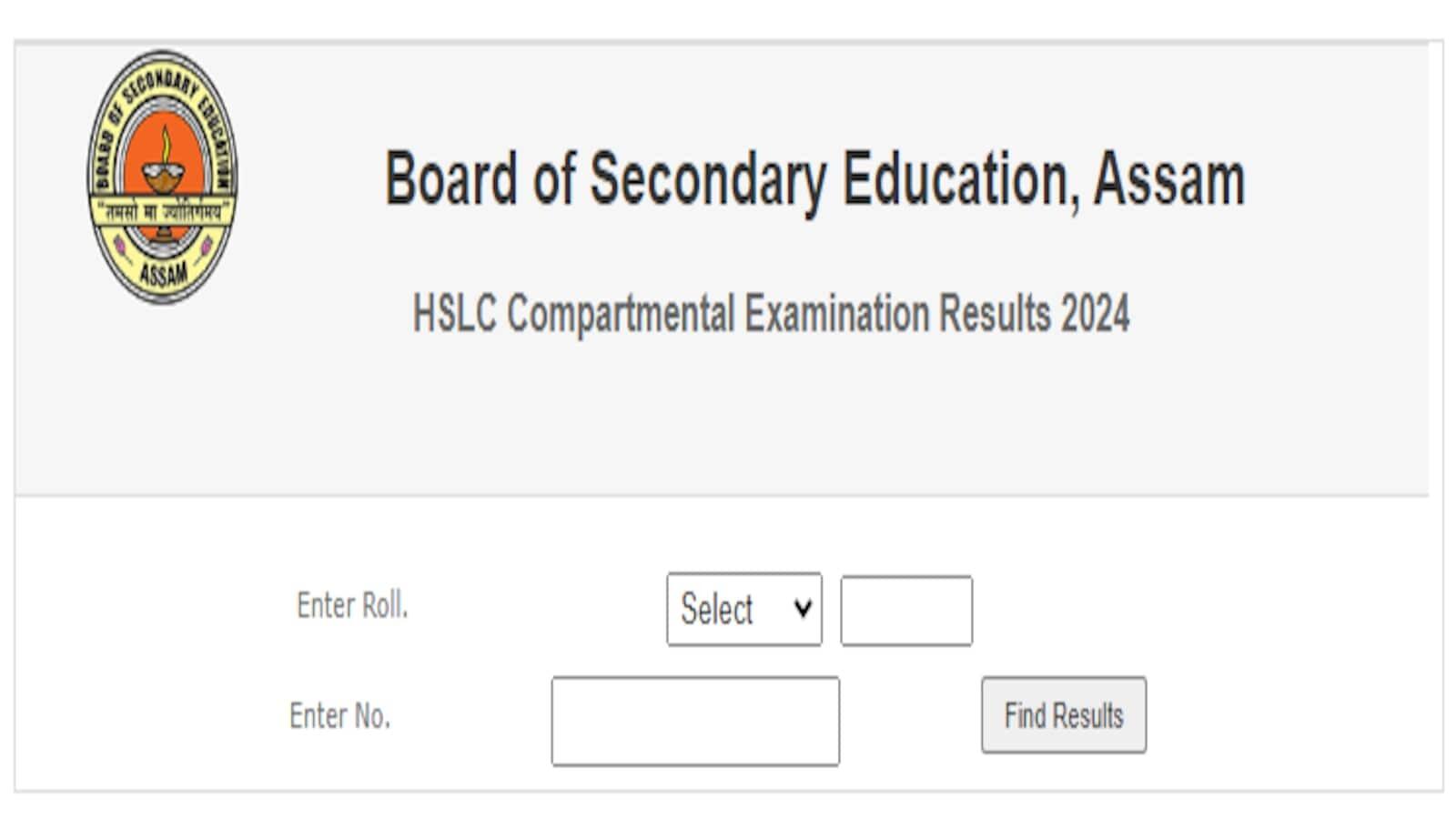 Assam HSLC Compartmental Exam Results 2024 Available Now at sebaonline.org: Steps to Check
