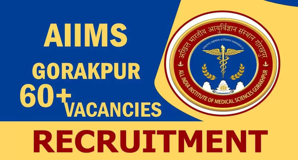 AIIMS, Gorakhpur Professor, Additional Professor & Various Posts 2024: Last Date Extended