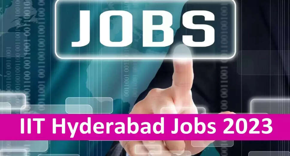IIT Hyderabad Recruitment 2023: Apply for Junior Officer Vacancies IIT Hyderabad has announced the official notification for Junior Officer vacancies in Hyderabad. Candidates who are eligible can apply online/offline before the last date. The last date to apply for the job is 28/03/2023. This is a great opportunity for candidates who are seeking government jobs in 2023. Qualification for IIT Hyderabad Recruitment 2023 To apply for the Junior Officer post, candidates must have completed B.B.A, B.Com, M.Com, MBA/PGDM from a recognized university. Eligibility criteria are the most important factor for a job, so make sure you meet the required qualifications. IIT Hyderabad Recruitment 2023 Vacancy Count The number of vacancies for the Junior Officer post in IIT Hyderabad this year is Various. So, don't miss this chance and apply as soon as possible. IIT Hyderabad Recruitment 2023 Salary Candidates who are selected for the Junior Officer post in IIT Hyderabad will get a pay scale of Rs.25,000 - Rs.30,000 Per Month. Job Location for IIT Hyderabad Recruitment 2023 The job location for IIT Hyderabad Recruitment 2023 is Hyderabad. So, candidates who are willing to relocate to Hyderabad can apply for this job. Steps to Apply for IIT Hyderabad Recruitment 2023 Candidates who are interested in the IIT Hyderabad Recruitment 2023 can follow the below-mentioned procedure to apply for the job. Step 1: Visit the official website iith.ac.in. Step 2: Search for the notification for IIT Hyderabad Recruitment 2023. Step 3: Read all the details given on the notification and proceed further. Step 4: Check the mode of application on the official notification and apply for the IIT Hyderabad Recruitment 2023. Last Date to Apply for IIT Hyderabad Recruitment 2023 The last date to apply for the IIT Hyderabad Recruitment 2023 is 28/03/2023. Applicants are advised to apply before the last date. The application sent after the due date will not be accepted, so it is important for candidates to apply as soon as possible. Official Website For more details about the IIT Hyderabad Recruitment 2023, candidates can visit the official website iith.ac.in.