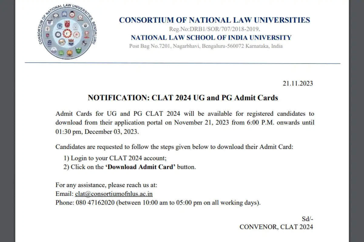 CLAT Admit Card 2024 Released: Download Your Hall Ticket Now