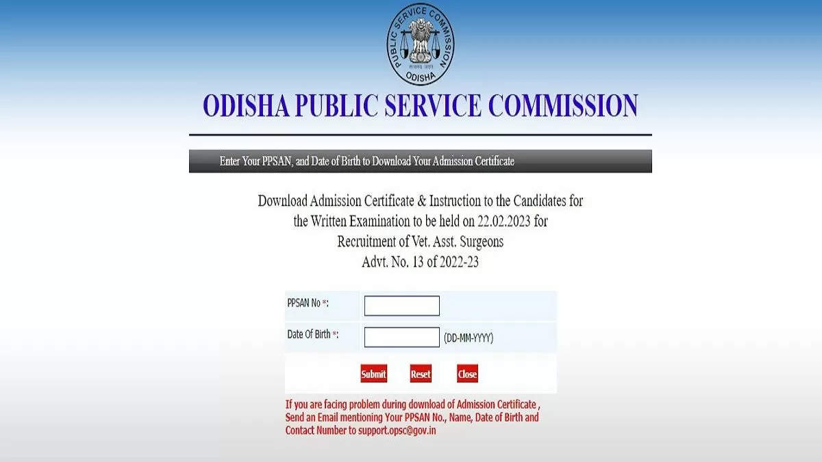 OPSC VAS Written Exam Admit Card 2024 Released: Download Now