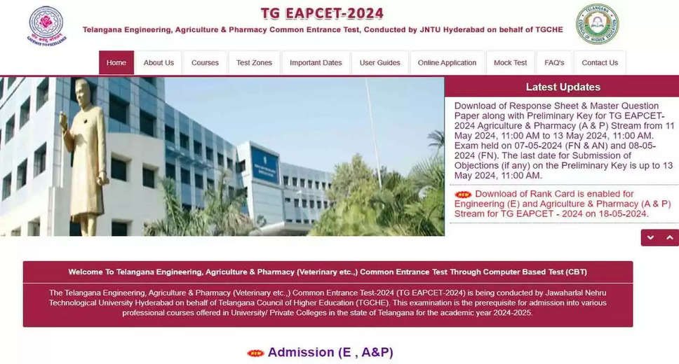 TS EAMCET 2024 Counselling Dates Rescheduled: New Schedule Announced