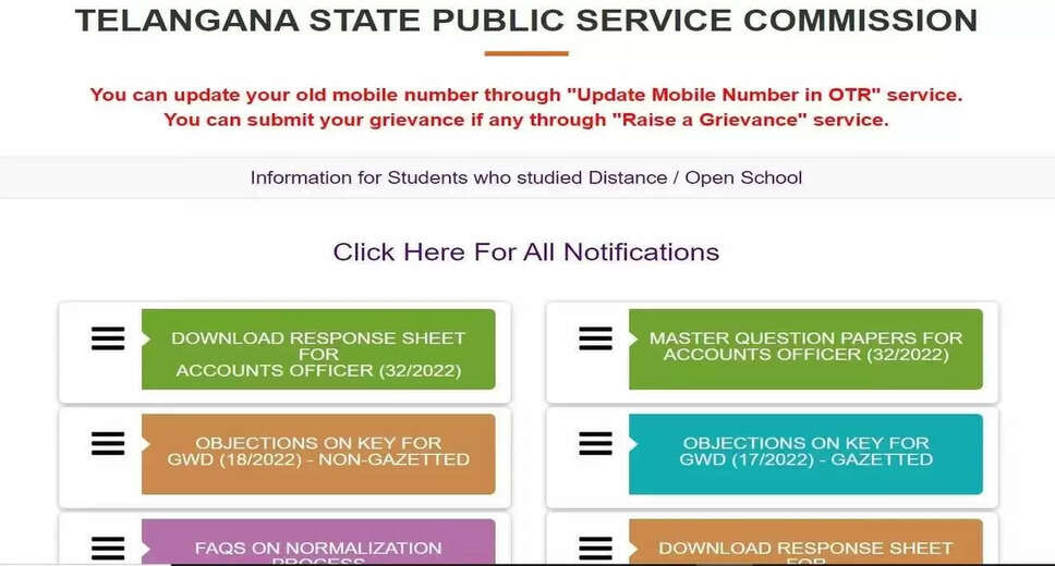 Important Update! TSPSC Announces Medical Exam Date for AO, JAO, Sr Accountant Posts 2024