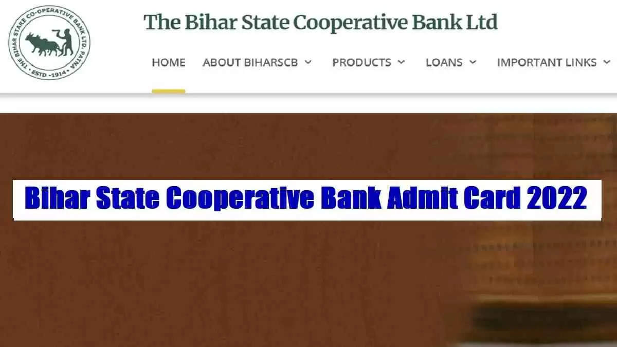 BSCB Admit Card 2022 Released: Bihar State Cooperative Bank, (BSCB) has issued the Assistant Manager and Manager Exam 2022 Admit Card (BSCB Admit Card 2022). Candidates who have applied for this exam (BSCB Exam 2022) can download their admit card (BSCB Admit Card 2022) by visiting the official website of BSCB at biharscb.co.in. This exam will be conducted on 29 November 2022.    Apart from this, candidates can also download BSCB 2022 Admit Card (BSCB Admit Card 2022) directly by clicking on this official website link biharscb.co.in. Candidates can also download the Admit Card (BSCB Admit Card 2022) by following the steps given below. According to the short notice issued by the department, the Assistant Manager and Manager Exam 2022 will be held on 27 November 2022  Exam Name – Bihar State Cooperative Bank Exam 2022  Exam Date – 29 November 2022  Department Name – Bihar State Cooperative Bank  BSCB Admit Card 2022 - Download your admit card like this  1.Visit the official website of BSCB at biharscb.co.in.  2.Click on BSCB 2022 Admit Card link available on the home page.  3. Enter your login details and click on submit button.  4. Your BSCB Admit Card 2022 will appear loading on the screen.  5.Check BSCB Admit Card 2022 and Download Admit Card.  6. Keep a hard copy of the admit card safe with you for future need.  For all the latest information related to government exams, you visit naukrinama.com. Here you will get all the information and details related to the results of all the exams, admit cards, answer keys, etc.