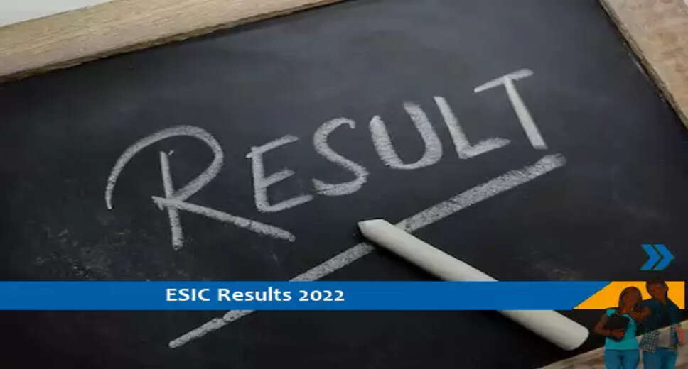 ESIC Alwar Results 2022- वरिष्ठ रेजिडेंट और प्रोफेसर परीक्षा 2022 का परिणाम जारी, परिणाम के लिए यहां क्लिक करें