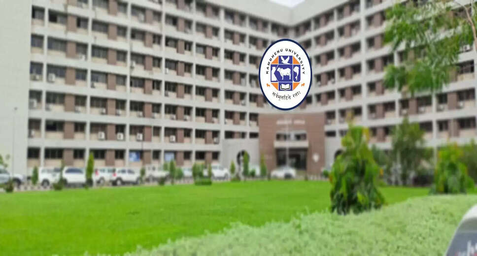 Kamdhenu University Recruitment 2024: Online Applications Invited for 119 Principal, Professor & Other Posts