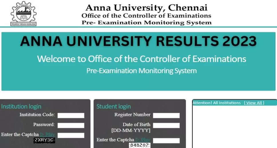 Anna University Declares Result: Check Now at coe1.annauniv.edu