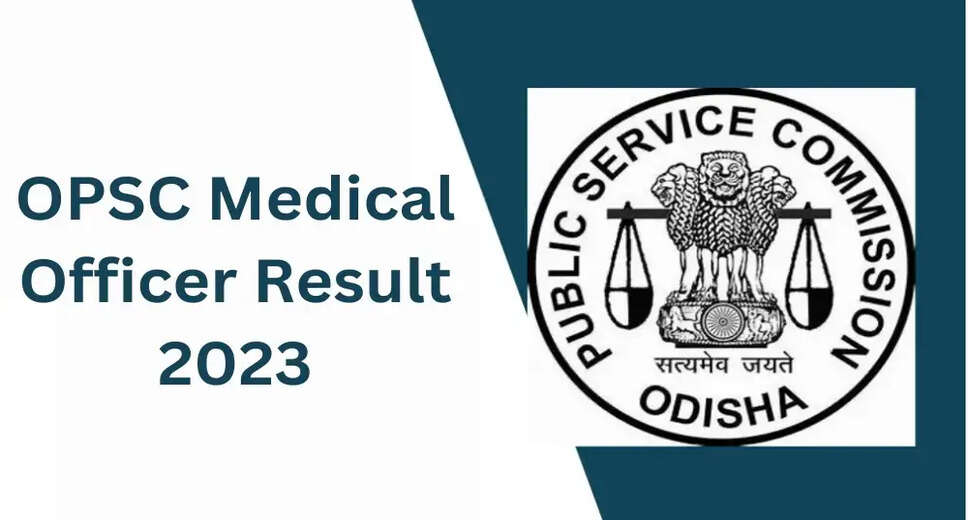 OPSC Medical Officer Written Exam Result 2023 Declared: DV Dates Announced
