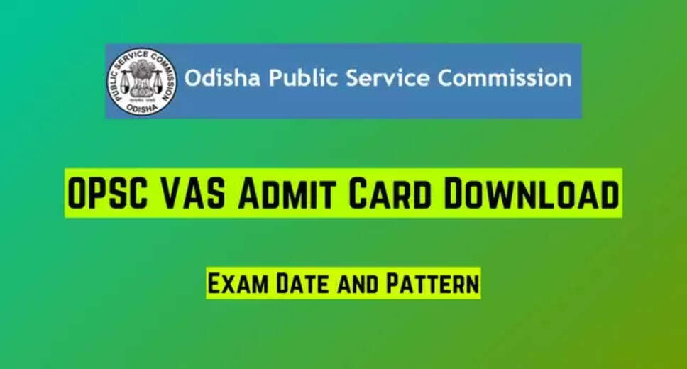 Download OPSC Veterinary Assistant Surgeon Written Exam Admit Card 2024