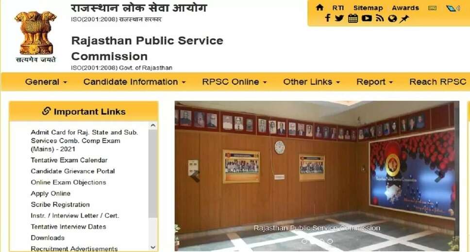 RPSC 2024 Assistant Professor Exam: Interview Admit Cards Now Available for Download
