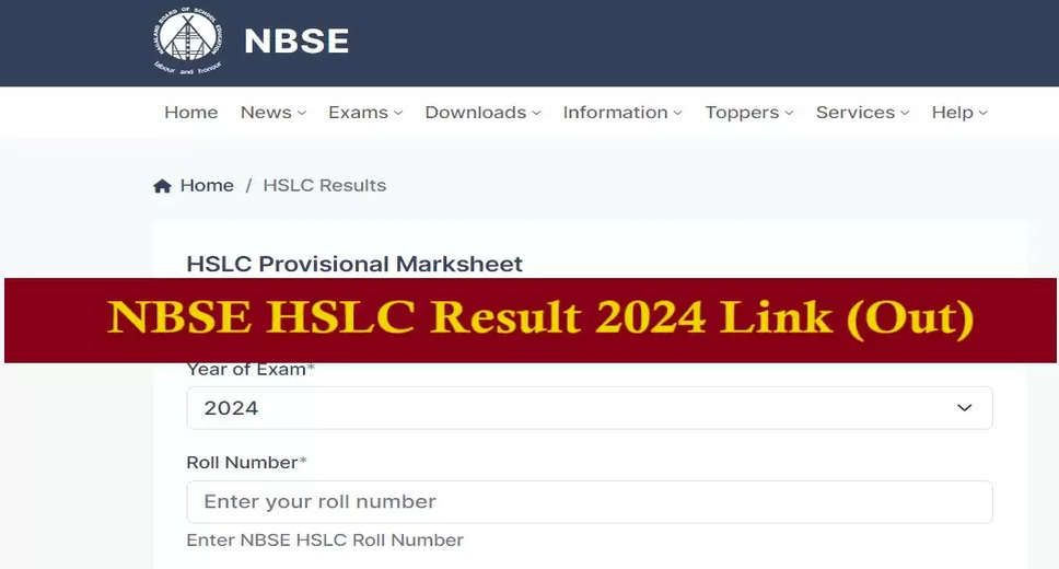 Check NBSE HSLC, HSSLC Compartment Result 2024: Released at nbsenl.edu.in