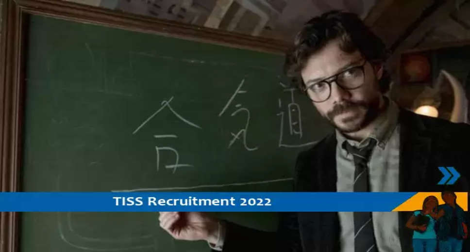 - TISS Recruitment 2022 for Assistant Professor