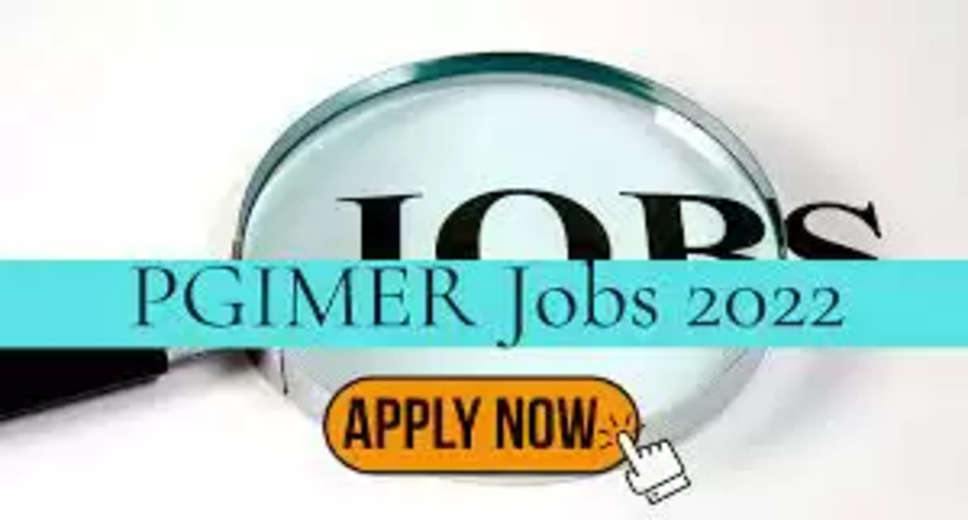 PGIMER Recruitment 2022: A great opportunity has emerged to get a job (Sarkari Naukri) in Postgraduate Institute of Medical Education and Research Chandigarh (PGIMER). PGIMER has sought applications to fill the posts of Dietary Research Investigator (PGIMER Recruitment 2022). Interested and eligible candidates who want to apply for these vacant posts (PGIMER Recruitment 2022), can apply by visiting the official website of PGIMER pgimer.edu.in. The last date to apply for these posts (PGIMER Recruitment 2022) is 24 November 2022.    Apart from this, candidates can also apply for these posts (PGIMER Recruitment 2022) directly by clicking on this official link pgimer.edu.in. If you want more detailed information related to this recruitment, then you can see and download the official notification (PGIMER Recruitment 2022) through this link PGIMER Recruitment 2022 Notification PDF. A total of 1 post will be filled under this recruitment (PGIMER Recruitment 2022) process.  Important Dates for PGIMER Recruitment 2022  Online Application Starting Date –  Last date for online application - 24 November 2022  PGIMER Recruitment 2022 Posts Recruitment Location  Chandigarh  Details of posts for PGIMER Recruitment 2022  Total No. of Posts - Dietary Research Investigator: 1 Post  Eligibility Criteria for PGIMER Recruitment 2022  Dietary Research Investigator - Bachelor's Degree in Nutrition from a recognized Institute with experience  Age Limit for PGIMER Recruitment 2022  The age limit of the candidates will be valid as per the rules of the department.  Salary for PGIMER Recruitment 2022  according to the rules of the department  Selection Process for PGIMER Recruitment 2022  Will be done on the basis of written test.  How to apply for PGIMER Recruitment 2022  Interested and eligible candidates can apply through the official website of PGIMER (pgimer.edu.in) till 24 November. For detailed information in this regard, refer to the official notification given above.    If you want to get a government job, then apply for this recruitment before the last date and fulfill your dream of getting a government job. You can visit naukrinama.com for more such latest government jobs information.