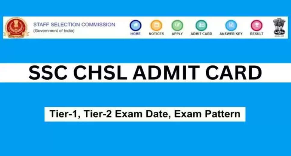 SSC CHSL Tier I Admit Card 2024 Released: Download Your Hall Ticket Now