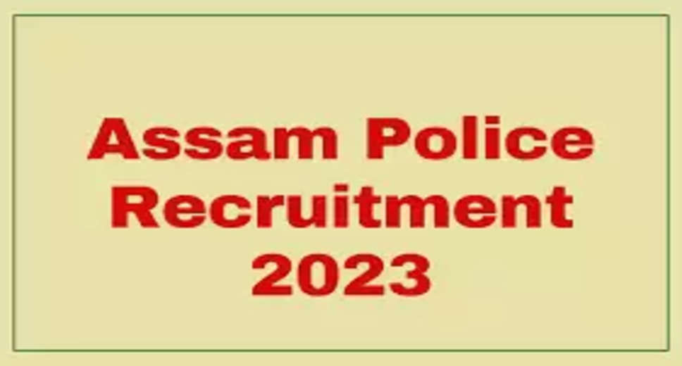 ASSAM POLICE Recruitment 2023: A great opportunity has emerged to get a job (Sarkari Naukri) in the State Level Police Recruitment Board, Assam (ASSAM POLICE). ASSAM POLICE has sought applications to fill the posts of Sub Inspector (ASSAM POLICE Recruitment 2023). Interested and eligible candidates who want to apply for these vacant posts (ASSAM POLICE Recruitment 2023), they can apply by visiting the official website of ASSAM POLICE slprbassam.in. The last date to apply for these posts (ASSAM POLICE Recruitment 2023) is 5 March 2023.  Apart from this, candidates can also apply for these posts (ASSAM POLICE Recruitment 2023) directly by clicking on this official link slprbassam.in. If you need more detailed information related to this recruitment, then you can see and download the official notification (ASSAM POLICE Recruitment 2023) through this link ASSAM POLICE Recruitment 2023 Notification PDF. A total of 17 posts will be filled under this recruitment (ASSAM POLICE Recruitment 2023) process.  Important Dates for ASSAM POLICE Recruitment 2023  Online Application Starting Date –  Last date for online application - 5 March 2023  Details of posts for ASSAM POLICE Recruitment 2023  Total No. of Posts – Sub Inspector – 17 Posts  Eligibility Criteria for ASSAM POLICE Recruitment 2023  Sub Inspector - Graduation from recognized institute and having experience  Age Limit for ASSAM POLICE Recruitment 2023  Sub Inspector – The age of the candidates will be 26 years.  Salary for ASSAM POLICE Recruitment 2023  Sub Inspector - As per rules  Selection Process for ASSAM POLICE Recruitment 2023  Sub Inspector : Will be done on the basis of written test.  How to apply for ASSAM POLICE Recruitment 2023  Interested and eligible candidates can apply through the official website of ASSAM POLICE (slprbassam.in) by 5 March 2023. For detailed information in this regard, refer to the official notification given above.  If you want to get a government job, then apply for this recruitment before the last date and fulfill your dream of getting a government job. You can visit naukrinama.com for more latest government jobs like this.
