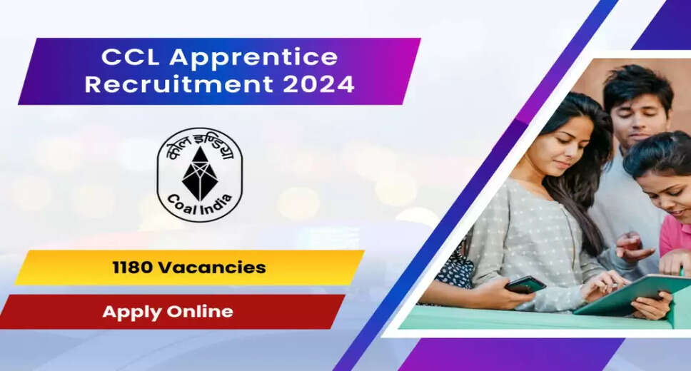 CCL Apprentice 2024 Recruitment: Apply Online for 1180 Apprenticeship Positions