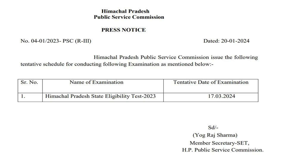HP SET 2024 Exam Date Revised: Check Out the New Schedule