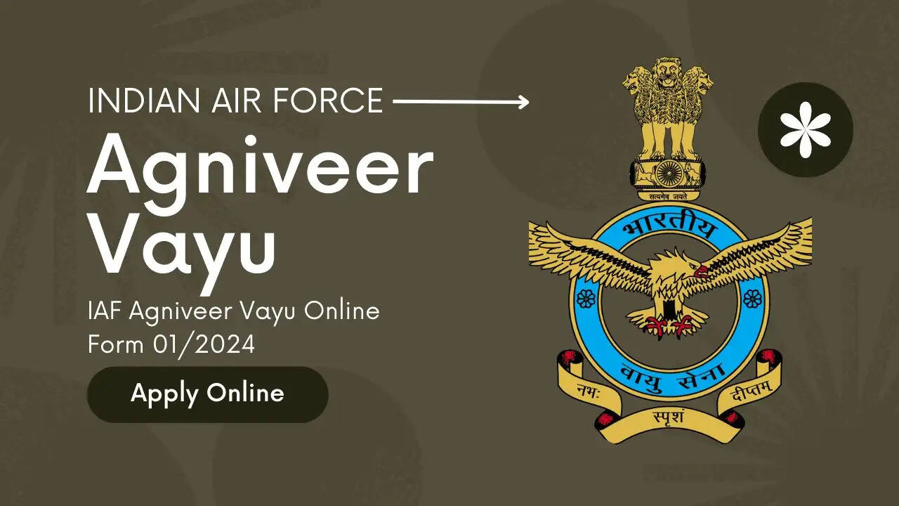 Air Force Agniveer Vayu Recruitment 2024 Begins for 3500 Posts! Apply Online Till Feb 6 